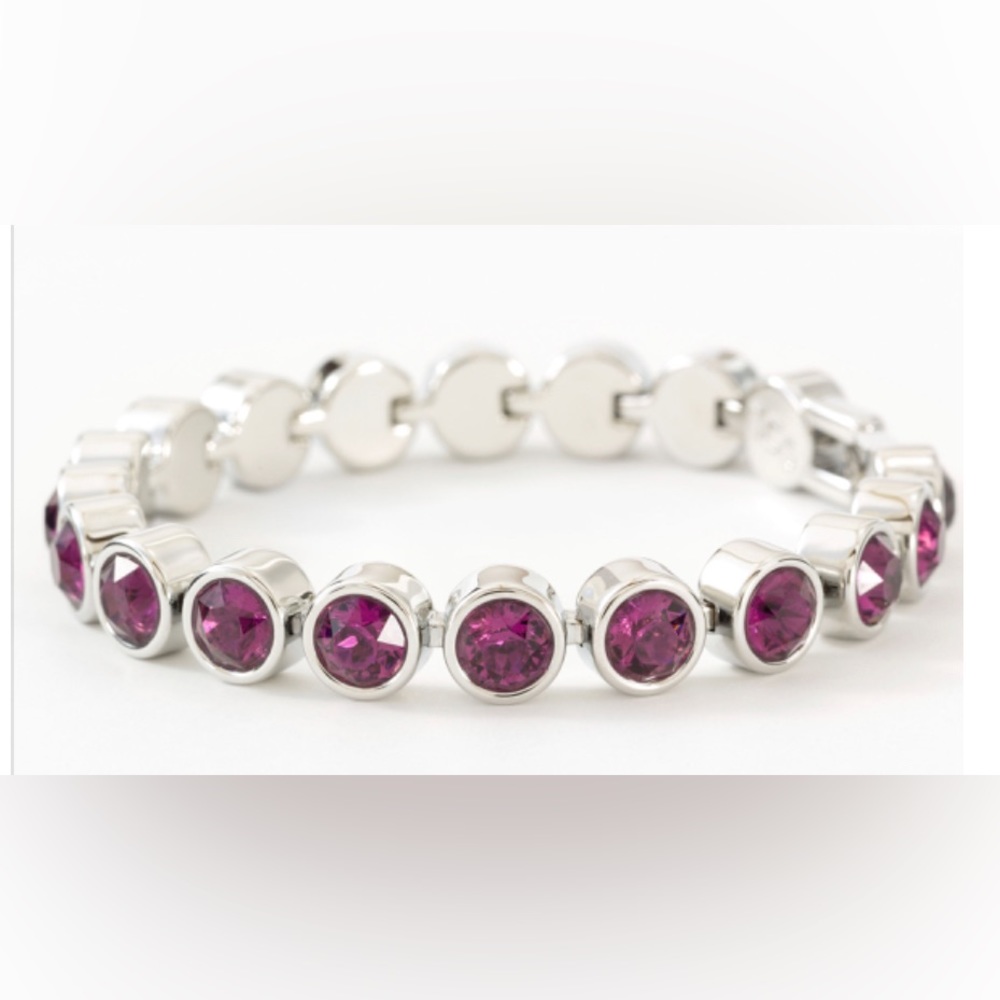 Touchstone Crystal by Swarovski ice bracelet Amethyst Ignite new in box